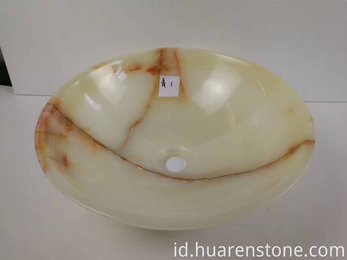 green onyx sink